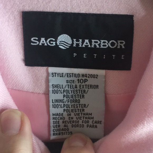 Pink Size 10P Sag Harbor Suit Jacket - Picture 4 of 8